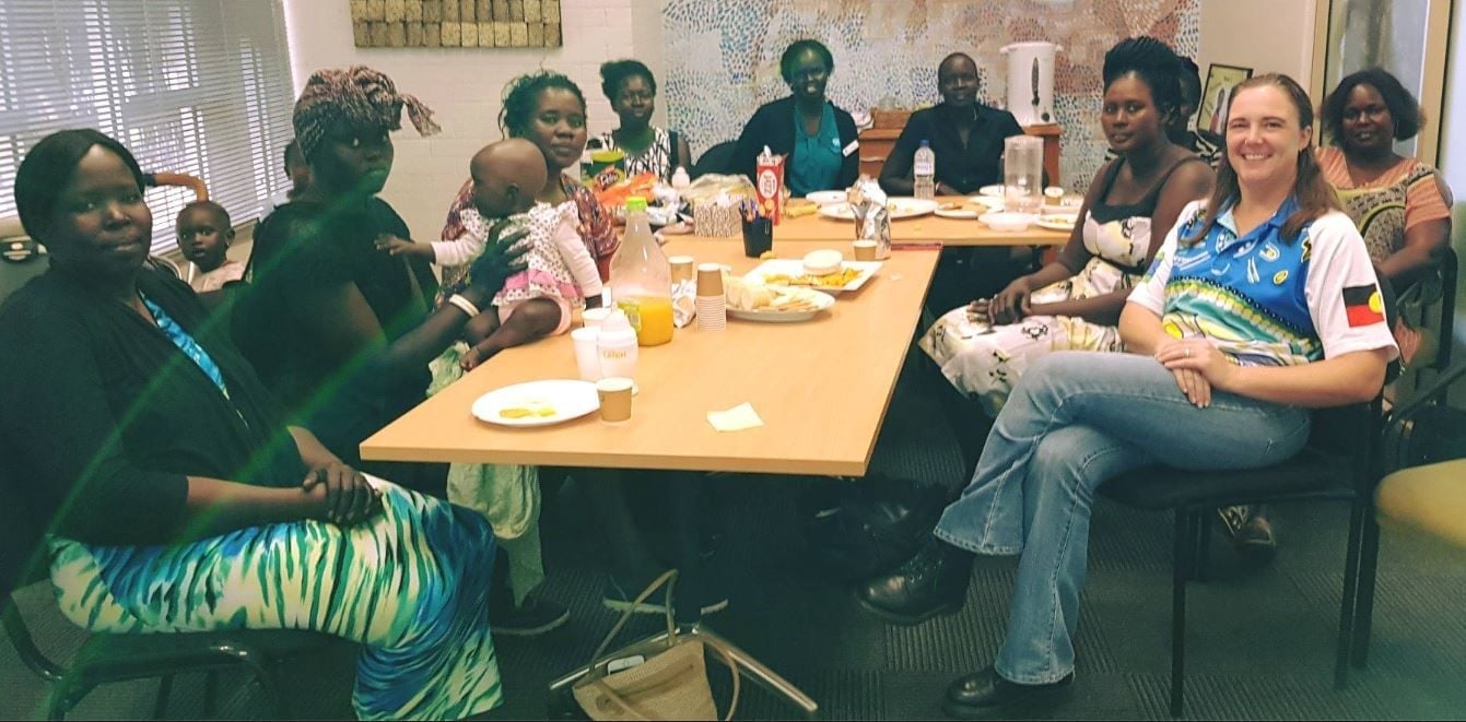 Group of South Sudanese women from the BLESS program.